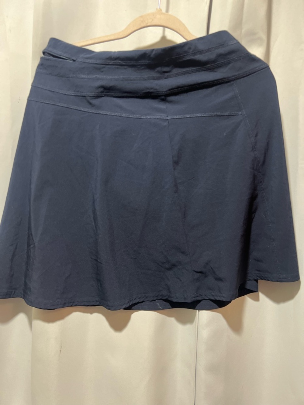 Athleta All Day Skort Size 10 Black Athletic Golf Tennis Travel Skirt - Picture 2 of 6